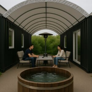 Přístřešky pro kontejnery